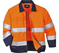 Portwest TX70 Giacca Madrid Alta Visibilità, Arancione/Navy, L