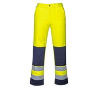 Portwest TX71 Pantaloni Alta Visibilità, Seville, Giallo/Navy, S