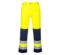 Portwest TX71 Pantaloni Alta Visibilità, Seville, Giallo/Navy, S