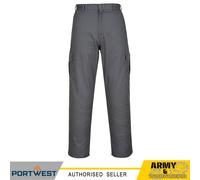 Portwest Uomo Cargo Pantaloni Militari Azione Smart Lavoro Uniforme Multi Tasca