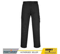 Portwest Uomo Cargo Pantaloni Militari Azione Smart Lavoro Uniforme Multi Tasca