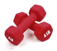 Portzon Set di 2 manubri in neoprene antiscivolo antirollio