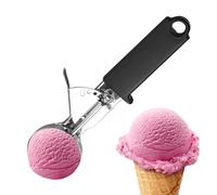 Porzionatore per biscotti per cottura - Robusto porzionatore per palline di ghiaccio con grilletto, antiaderente, ergonomico, per servire dessert semplice
