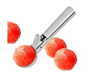 Porzionatore per, in acciaio, dimensioni standard, sollevatore da dessert con grilletto, strumento da cucina multiuso, per dolcetti congelati a casa e tutti i giorni