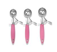 Porzionatori da Gelato Ice-cream Scoop Ball Beater per Tutti(Rosa)