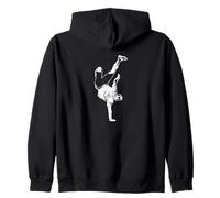 Posa di congelamento della Breakdance Felpa con Cappuccio