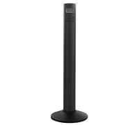 Posacenere a Colonna Ø11,7xh105 cm in Alluminio Verniciato con Contenitore Interno Nero