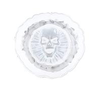 Posacenere a forma di teschio, in resina epossidica, supporto per stampi in silicone, per gioielli, sapone, gesso, colata