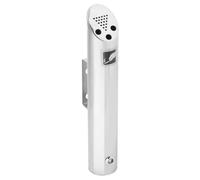 Posacenere a parete in acciaio inox, diametro 75 mm, altezza 460 mm