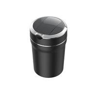 Posacenere Auto per Car Ashtray for Alfa Romeo Stelvio 2017-2025,Car Ashtray Ashtray with Lid Smell Proof Portable Ashtrays with Lid Automatic LED Light Luminous Ash Tray Sealed Flame Resistant