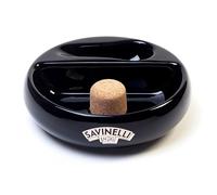 POSACENERE BATTI PIPA POSAPIPE POSA PIPA 1 POSTO SAVINELLI IN CERAMICA NERO