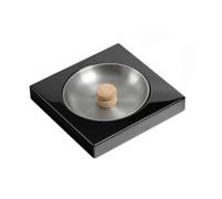 Posacenere battipipa Lubinski lacca nera lucida