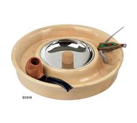 POSACENERE BATTIPIPA POSA PIPE ROTONDO LEGNO MASSELLO DI TIGLIO LUBINSKI EC018
