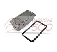 POSACENERE CON COPERCHIO IN ACCIAIO INOX LUCIDO FIAT 500