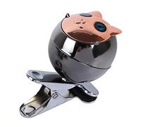 Posacenere con funzione di serraggio COLOR CAT, posacenere a morsetto, posacenere in metallo (occhi azzurri)