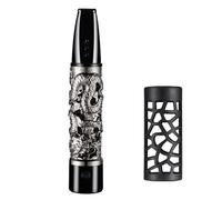 Posacenere con ricarica USB per auto, portasigarette portatile per auto che non lascia cadere la cenere, accendino elettrico al tungsteno senza fiamma con bobina al tungsteno USB(Black)