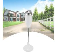 Posacenere da esterno, da pavimento, con coperchio regolabile, resistente alle intemperie e antiruggine, per terrazze