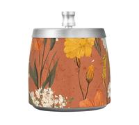 Posacenere da esterno in terracotta con coperchio, per casa, ufficio, tavolo, esterno, senza fumo, portatile, per decorare casa e ufficio