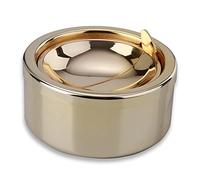 Posacenere da Esterno, Portacenere da Esterno con Coperchio, Posacenere Chiuso Antivento, in Acciaio Inox, Ashtray Posacenere da Tavolo, Adatto, ufficio, Feste, Bar