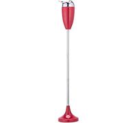 Posacenere Da Esterno Posacenere Chiuso con coperchio Colonna Regolabile per Esterno Interno Portacenere da Terra da 51 cm a 89 cm Posacenere con Piedistallo con Scatola di Sigarette,Rosso