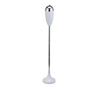 Posacenere Da Esterno Posacenere Chiuso con coperchio Colonna Regolabile per Esterno Interno Portacenere da Terra da 51 cm a 89 cm Posacenere con Piedistallo con Scatola di Sigarette,Bianco