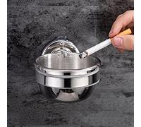 Posacenere Da Muro Esterno, Posacenere in Acciaio Inox Da Esterno Da Parete a Muro Per Abbellimento Per Pub Bar Pizzeria Ristorante Portasigarette