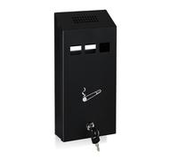 Posacenere da muro Raccoglitore mozziconi Resistente Nero Posacenere da esterno