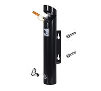 Posacenere da parete, chiudibile a chiave, per esterni, adatto per casa, giardino e terrazzo; contenitore antivento in acciaio inox per mozziconi per pub, bar, uffici, ristoranti e caffè.