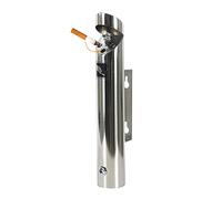 Posacenere da parete con serratura, in acciaio inox, antivento, per casa, giardino, patio, ufficio e hotel, mantiene il tuo spazio pulito e ordinato