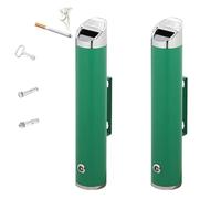 Posacenere da parete, in acciaio inox, per esterni, per raccogliere cenere di sigari e sigarette, ideale per ristoranti e bar