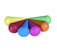 POSACENERE da Spiaggia Colori Assortiti Ideale per Viaggiare Tascabile Conico colorato portatile 1pz (Arancio)
