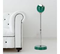 Posacenere da terra con coperchio, posacenere regolabile da esterno, supporto da pavimento rimovibile, grande capacità, per bar e caffè (verde)