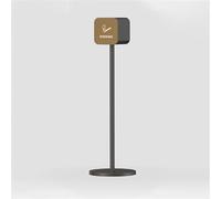 Posacenere da terra per esterni, in acciaio inox, con base antiscivolo, antivento, per patio, ufficio, casa, ristorante, giardino, corridoio (nero)