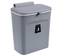 Posacenere da Terra | Posacenere da Esterni con Gettacarte | Posacenere da Pavimento con Griglia in Acciaio (29,5 * 16 * 26 cm-grigio-1 pz)