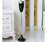 Posacenere de esterno Floor Standing Ashtray w/Lid,Adjustable Cigarette Ash Tray,Outdoor Stainless Steel Cigar Container Ash Holder(Svart)