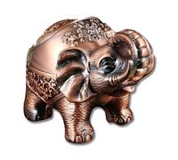 Posacenere Elefante con Coperchio, Posacenere Vintage Antivento con Coperchio, Posacenere Vintage Elefante, Posacenere Antivento Vintage per Uso Esterno e Interno, Decorazione retrò casa Ufficio