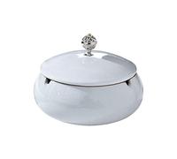 Posacenere in Ceramica con Coperchio per Esterni, Auto, Interni, Casa, Soggiorno, Ufficio, Scrivania, Semplice, retrò, Una Piccola Sorpresa-B-Mittel