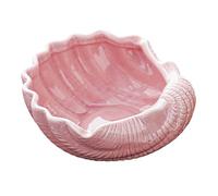 Posacenere in ceramica e portacenere creativo a forma di conchiglia, posacenere da tavolo for fumatori, decorazione for casa e ufficio(Pink)