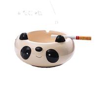 Posacenere in ceramica, simpatico posacenere a forma di panda, creativo e personalizzato alla moda per la casa