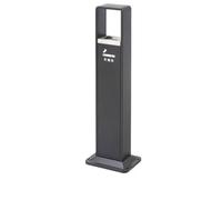 Posacenere in Piedi Colonna for Cenere da Pavimento in Acciaio Inox, Secchio for Lo spegnimento delle Sigarette, Raccolta dei Mozziconi di Sigaretta all'aperto Cestino per Sigarette da Esterno