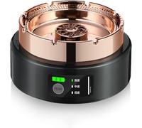 Posacenere Intelligente Purificatore d'Aria Posacenere con Filtro Multifunzionale Fumo Domestico Oltre al Fumo Passivo, Rose Gold