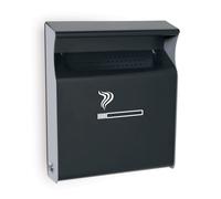 Posacenere Murale in Lamiera Verniciata con Serratura 23 x 6 x h 28 cm