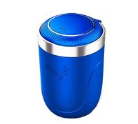 Posacenere per Auto con Coperchio per Fiat Novo Uno Mille Fiorino 2013-2021 Portatile a Prova di Perdite Senza Fumo Resistente agli Odori Autoestinguente Blue Style