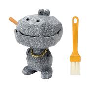 Posacenere per esterni, posacenere con coperchio, posacenere in resina, divertente, grande, posacenere a vento, elegante, da giardino, per esterni