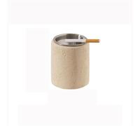 Posacenere Portatile Posacenere in travertino Posacenere con rivestimento in acciaio inossidabile Posacenere con imbuto Perfetto for luoghi interni o esterni come Home Office Cafe Hotel ecc. posacener