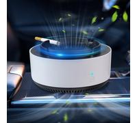 Posacenere Purificatore D'aria Senza Fumo - Posacenere Elettronico Intelligente,Posacenere da Esterno con Filtro, 2 In 1 Posacenere Multifunzionale per Casa, Auto, Ufficio, Sigaretta Per Interni