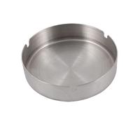 Posacenere rotondo in acciaio inox,diametro 12cm,color argento