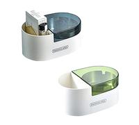 Posacenere Sicurezza 2 Pezzi Acciaio Inox Parete Coperchio - Bar, Club, Uffici, Case (Verde, Blu)