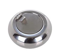 Posacenere sigillabile a forma di tamburo Posacenere in acciaio inossidabile Posacenere inodore senza fumo Posacenere con coperchio per sigaretta portatile