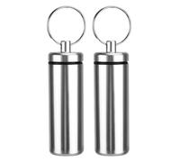 Posacenere Tascabile in Acciaio Inox - Portatile da Viaggio per Auto e Attività all'Aperto - 2 Pezzi